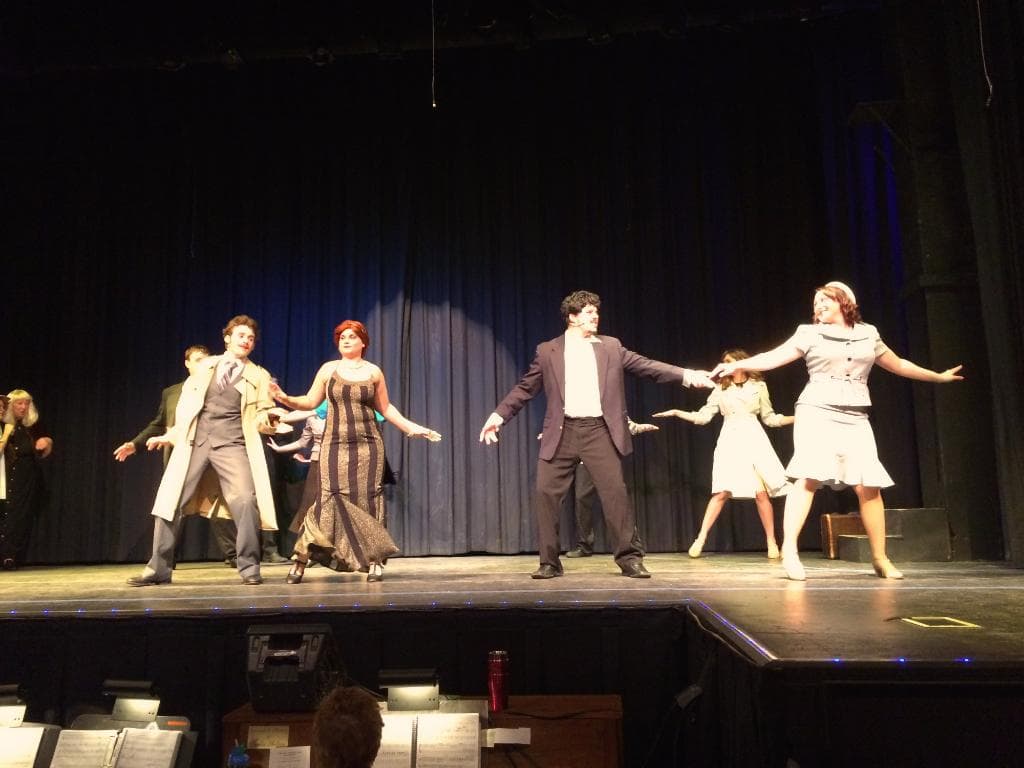 Actors in "Young Frankenstien" the musical