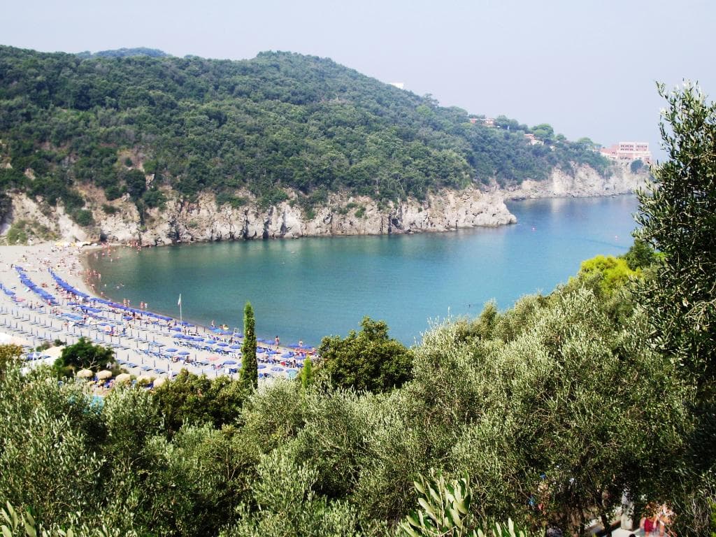 Baia di San Montano vista dal Negombo