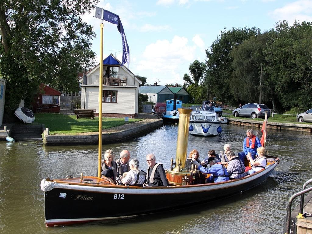 Steam Launch Falcon at Museum of the Broads