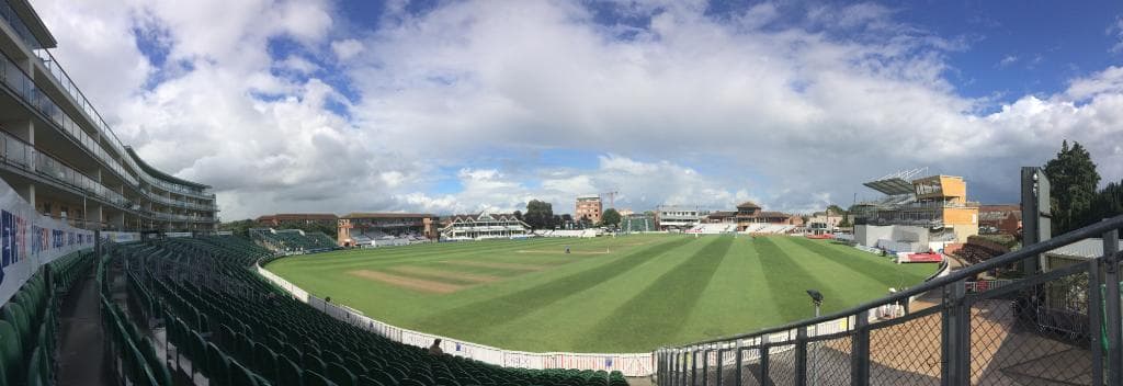 The County Ground on a lovely summer day