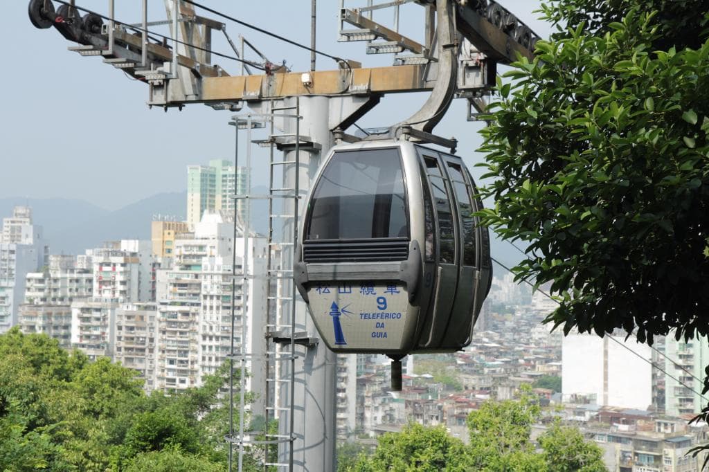 Guia Cable Car in Macau