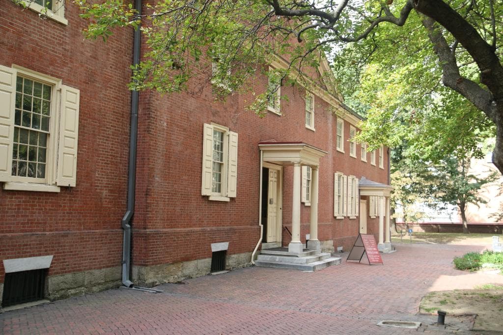 The entrance
