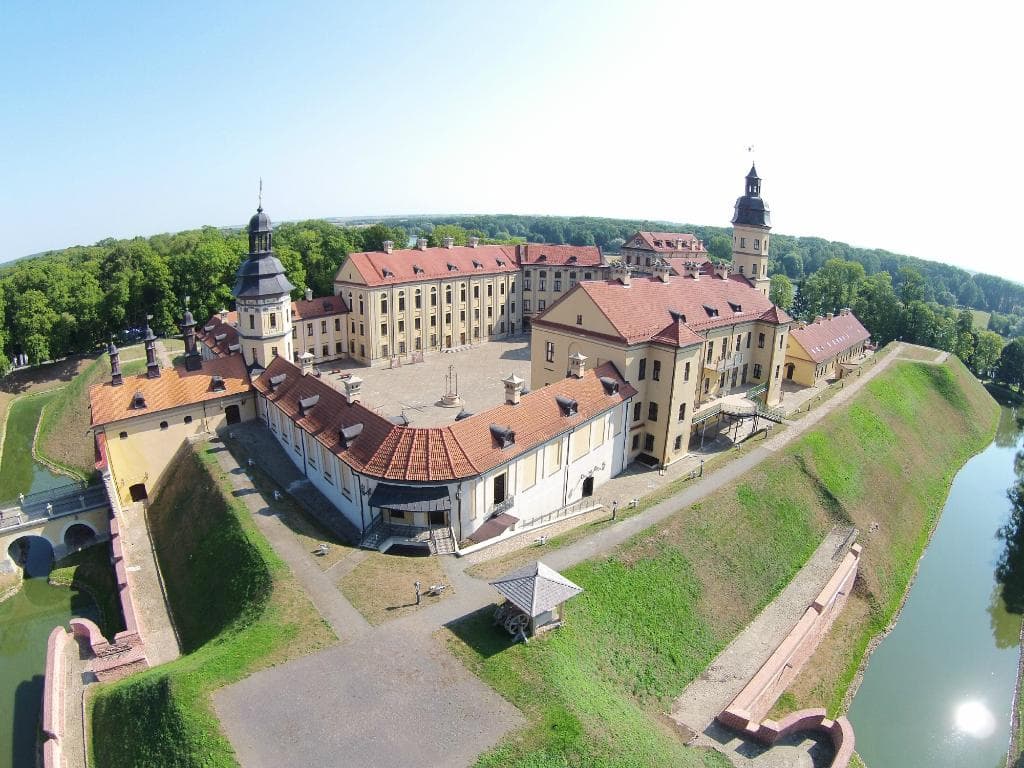Nesvizh Palace bastion view