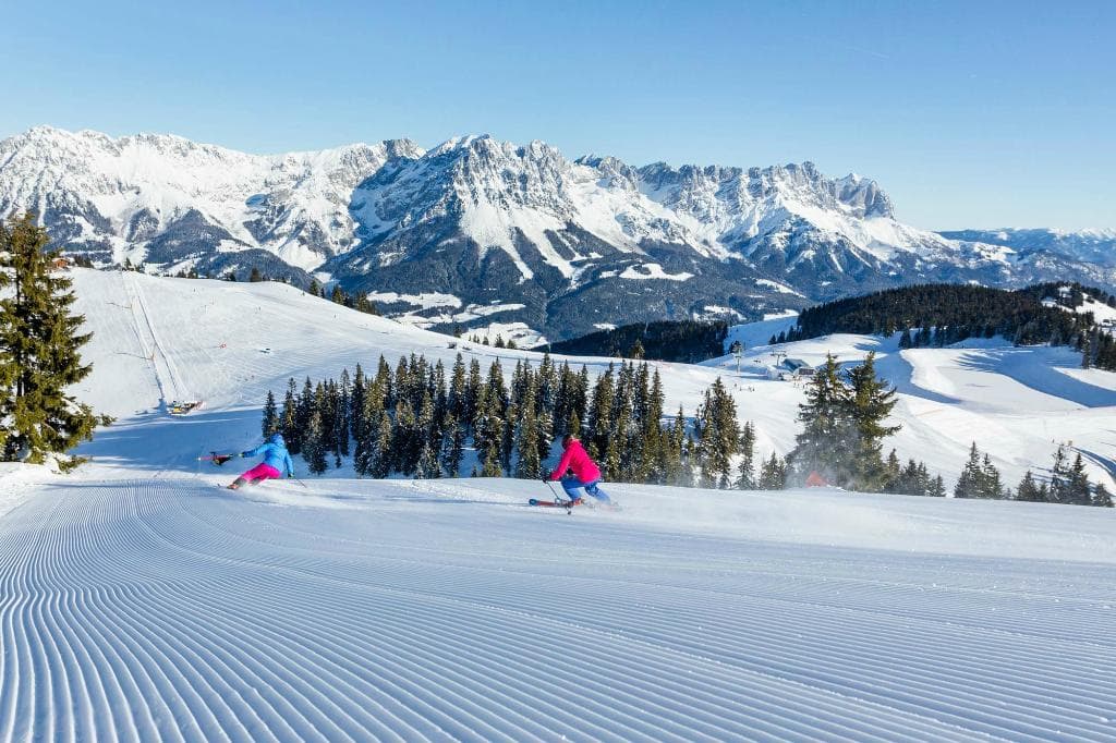 perfect slopes at SkiWelt