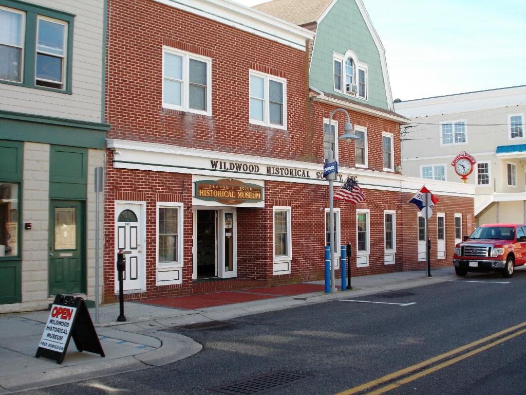 front of building