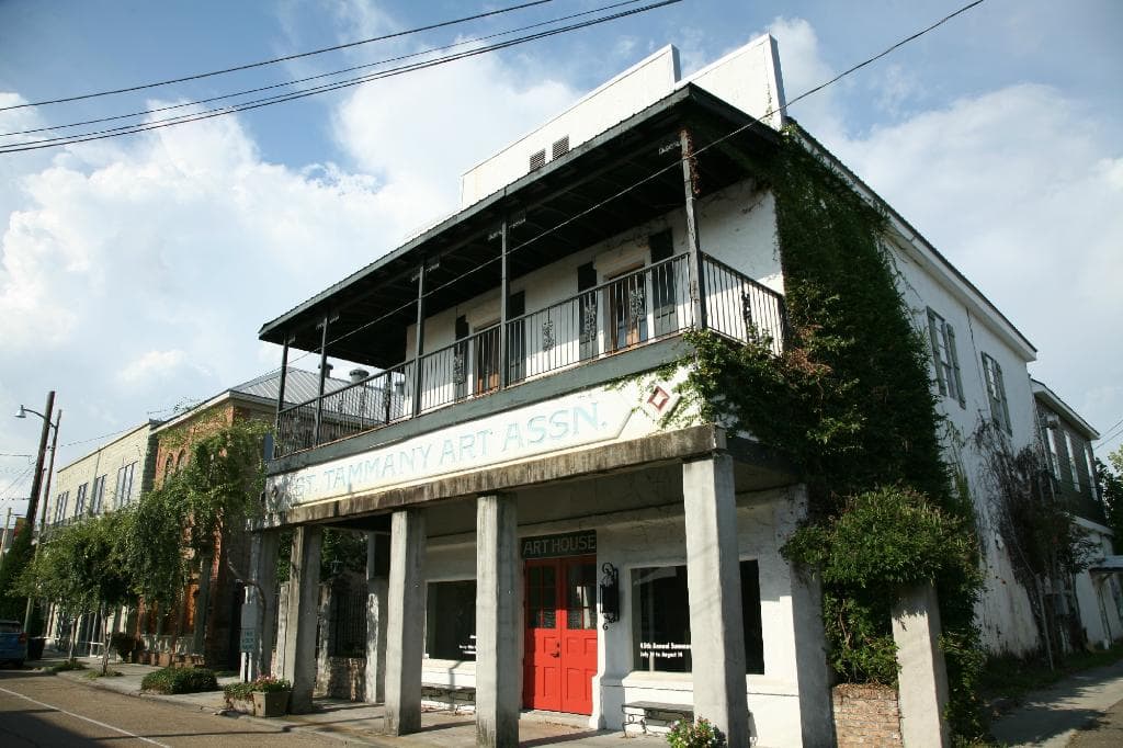 St. Tammany Art Association Columbia St in Downtown Covington, LA