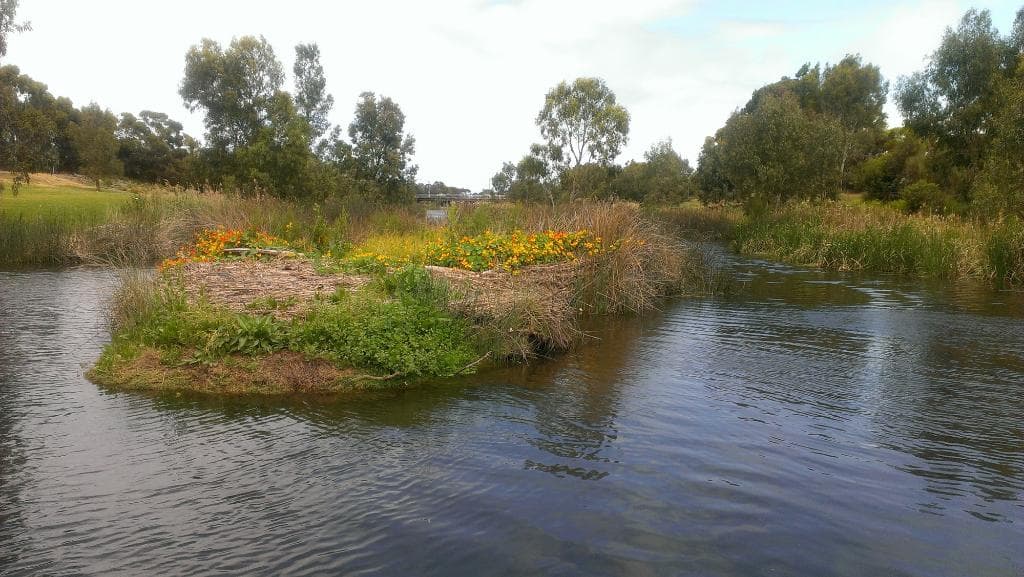Looking towards Tapleys Hill Road bridge