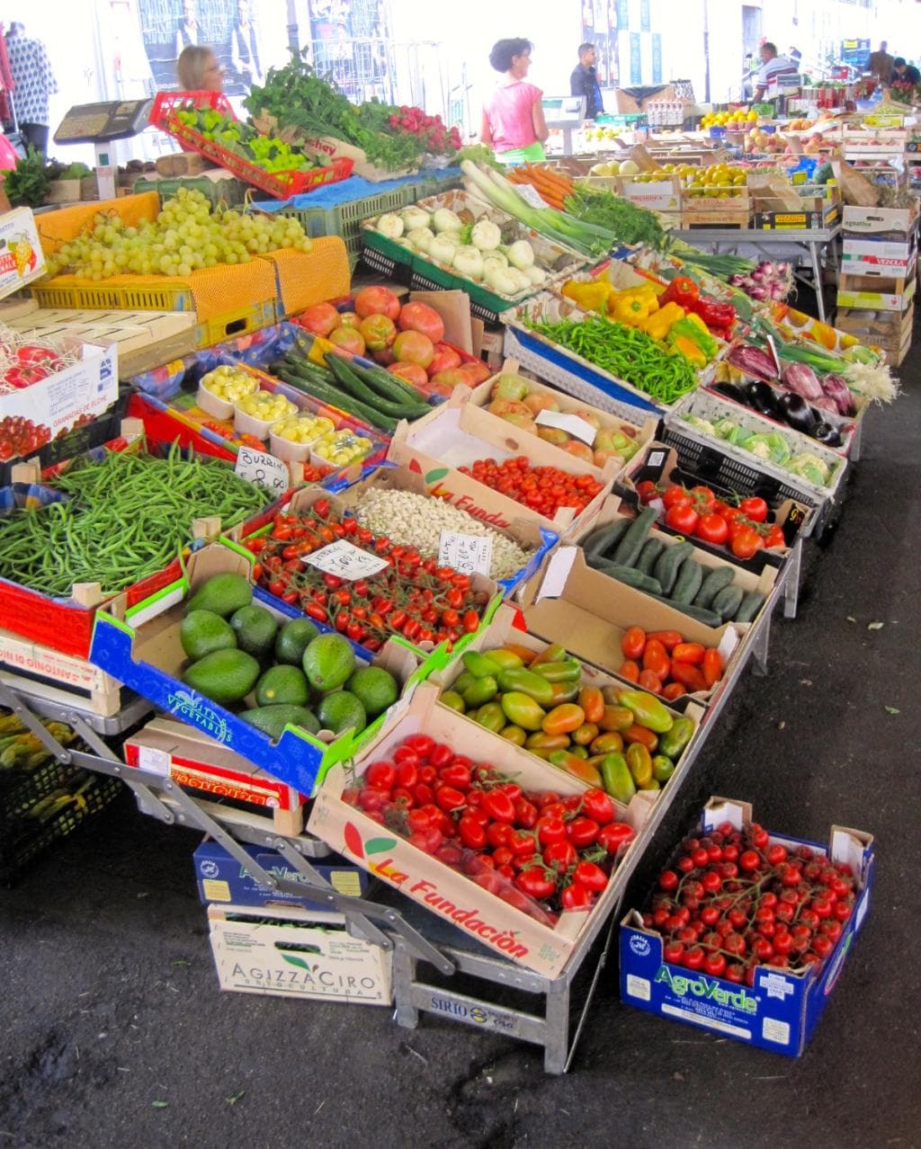 Typical Fruit and Vegetable Stall