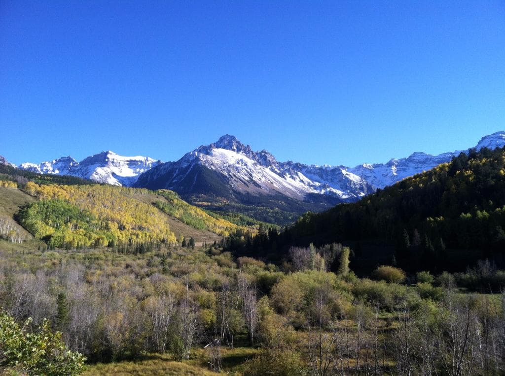 View up Molas Pass