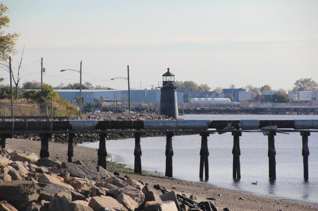 Tongue Point Light - View from the shore