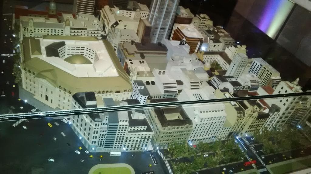 Maqueta del Microcentro Porteño