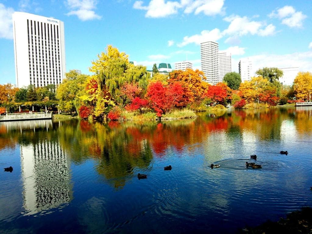 街なかの紅葉スポット