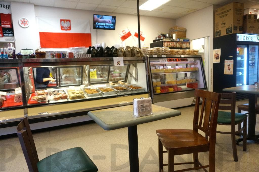 View from the side tables