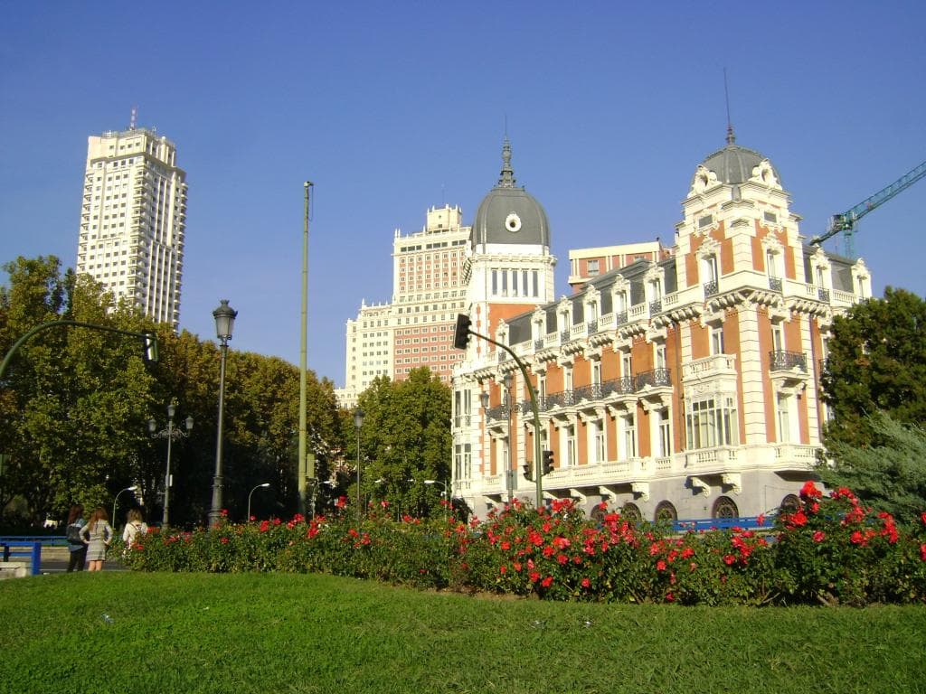 Plaza de España, Madrid, España.