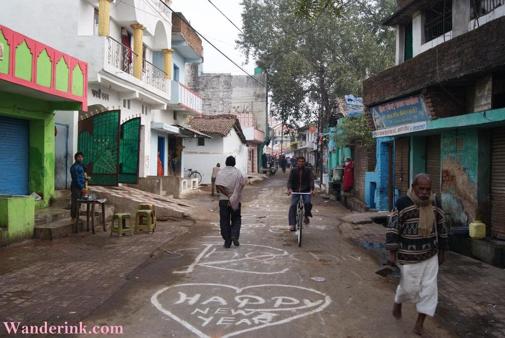 The lane stirs to life