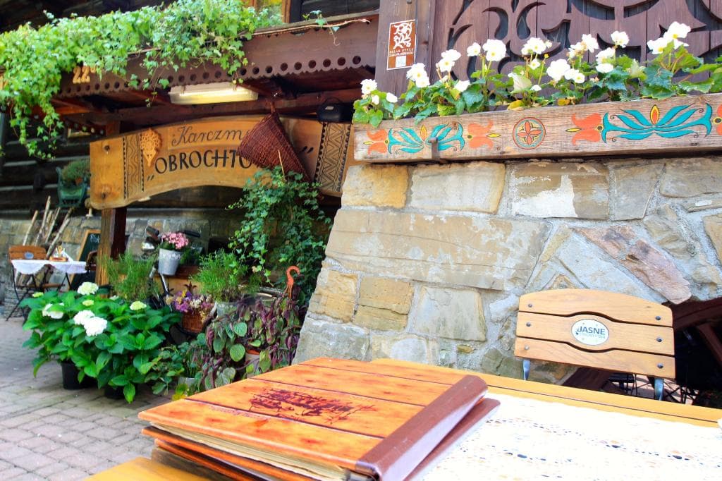 Outside seating area