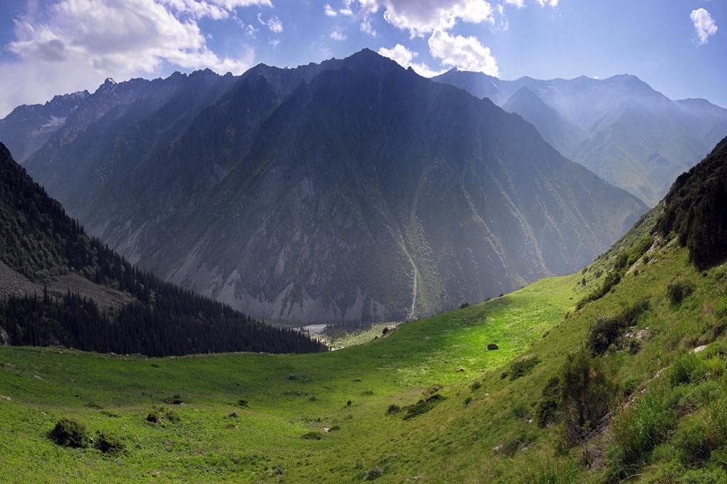 From the right hill of Ak-Say Valley