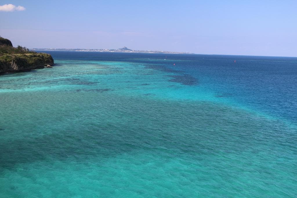 伊江島を望む方向がきれい