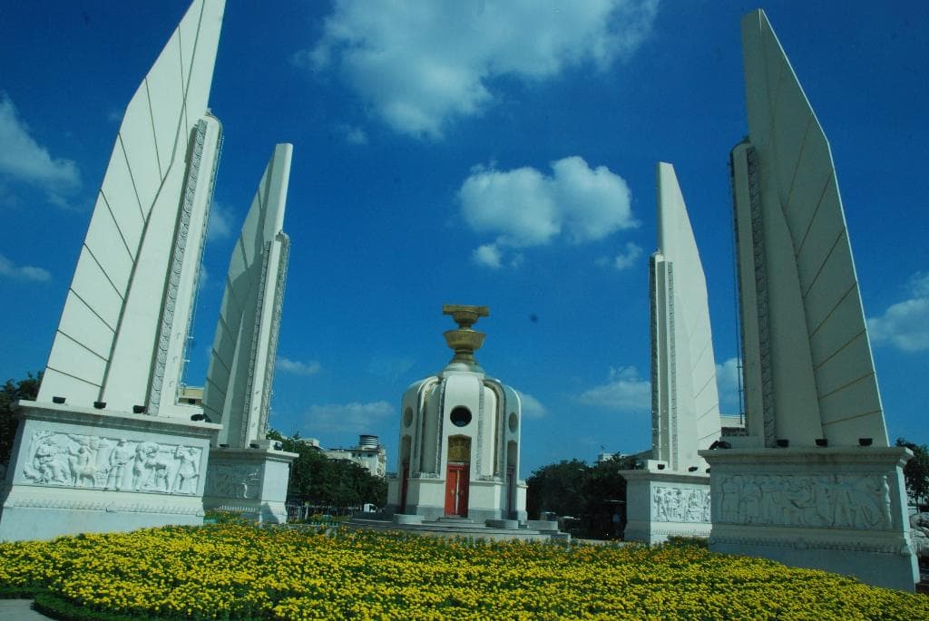 Monument viewed from our bus