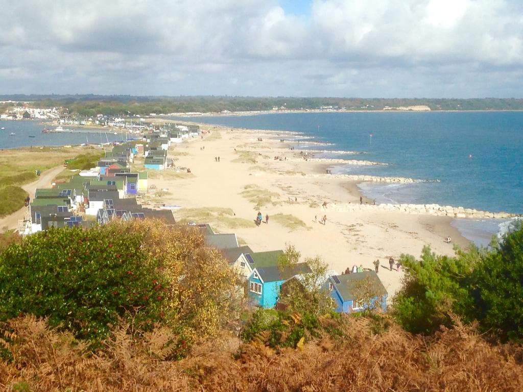 Looking at the beach