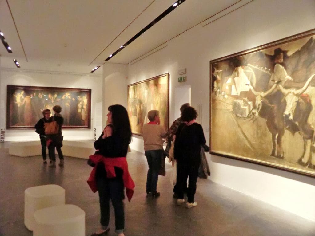 la grande sala dedicata a L. Viani