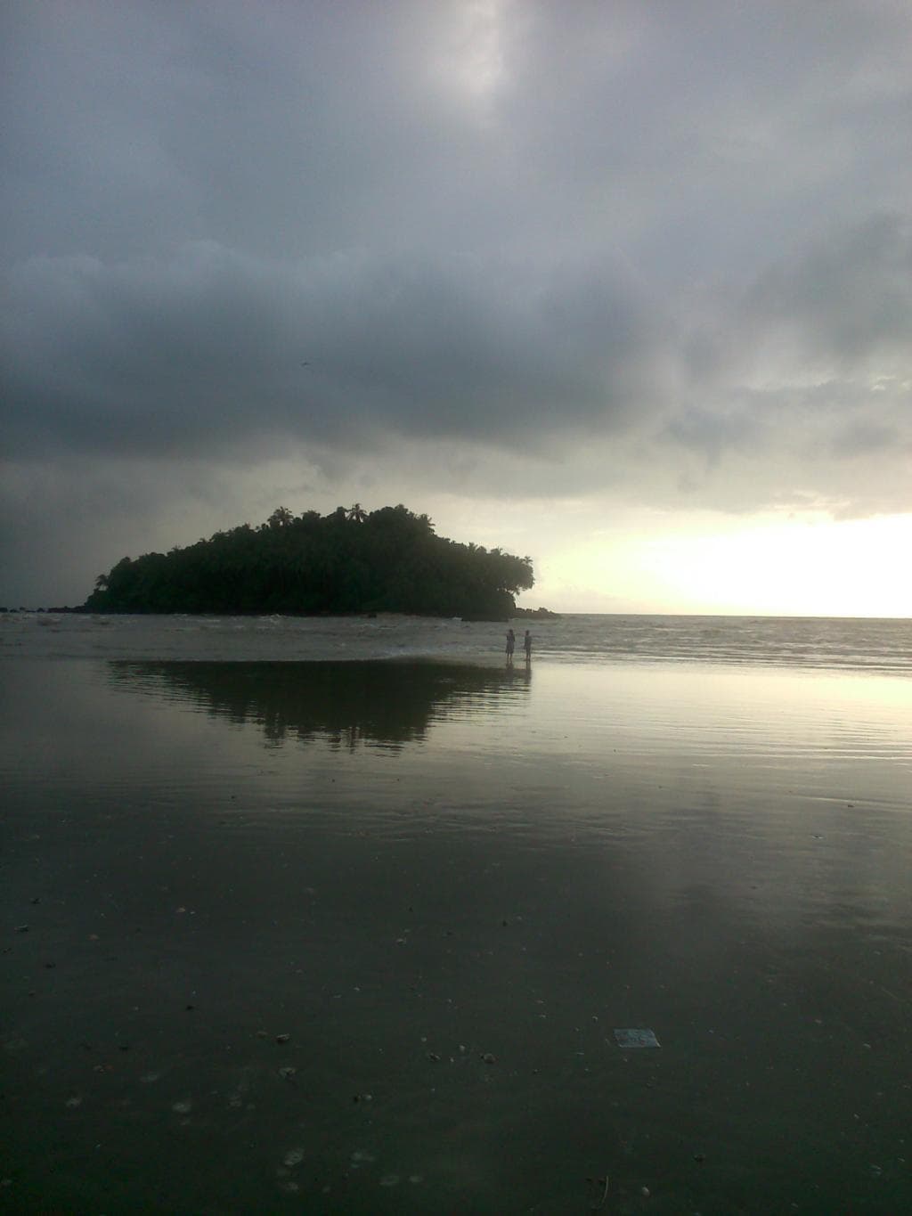 from the beach