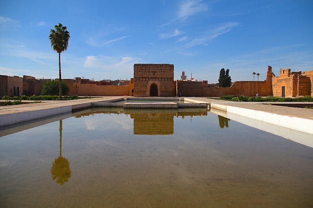 Inside the main walls of the palace