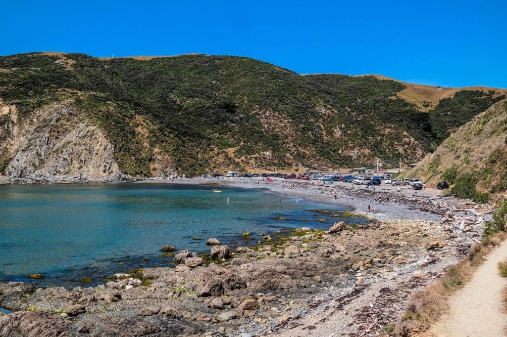 The beach