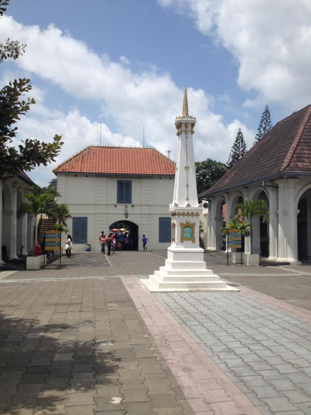 Miniature of "Tugu", one of Yogyakarta's iconic spot