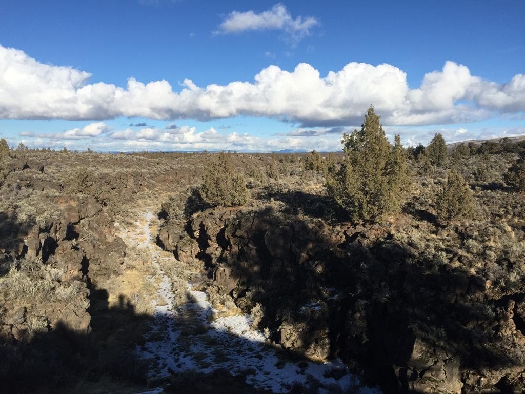 little dry river bed north of main badlands parking lot