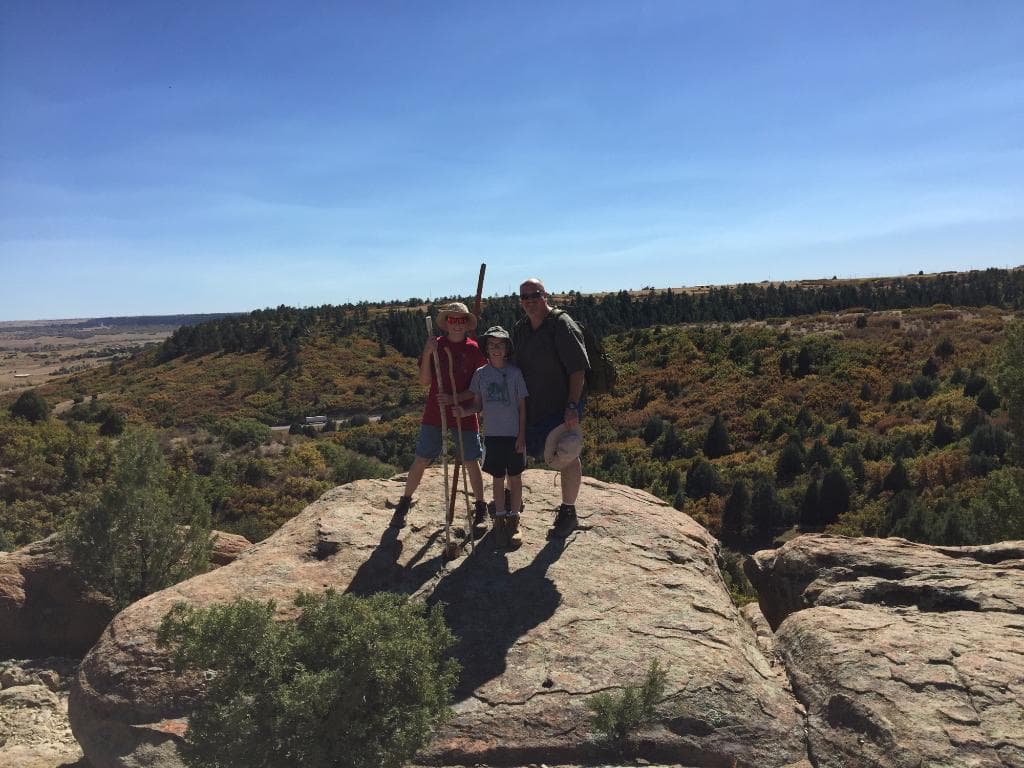 View from the southern end of the Mesa