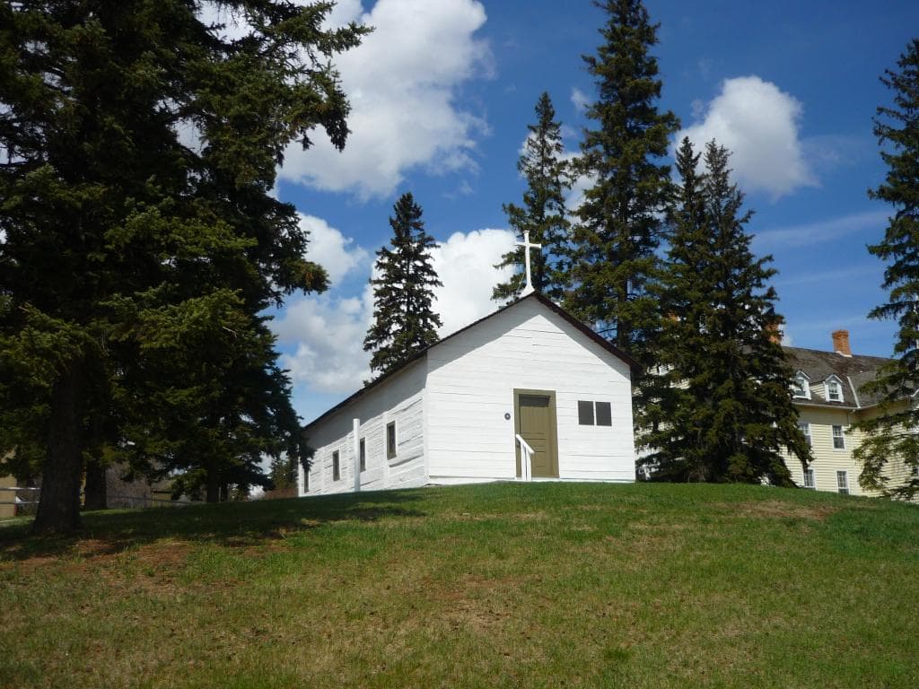 The oldest building in Alberta.