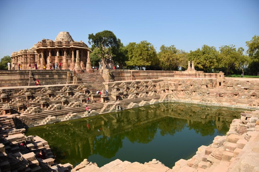 Sun temple and tank