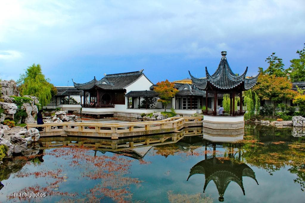 Lake and pagoda