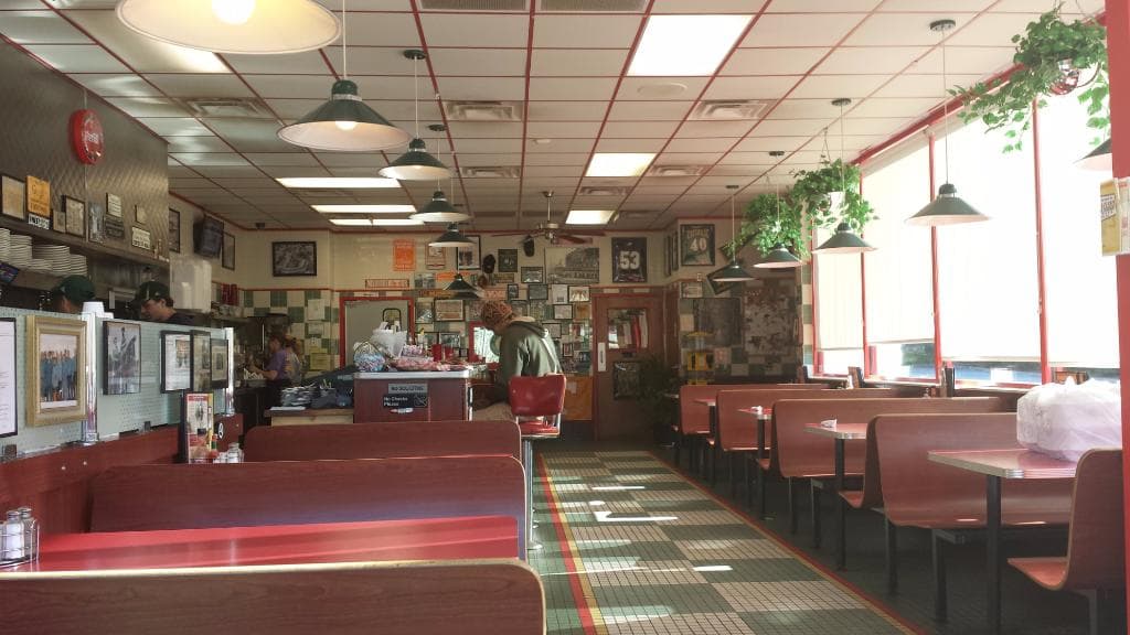 Interior of Nick & J's Cafe