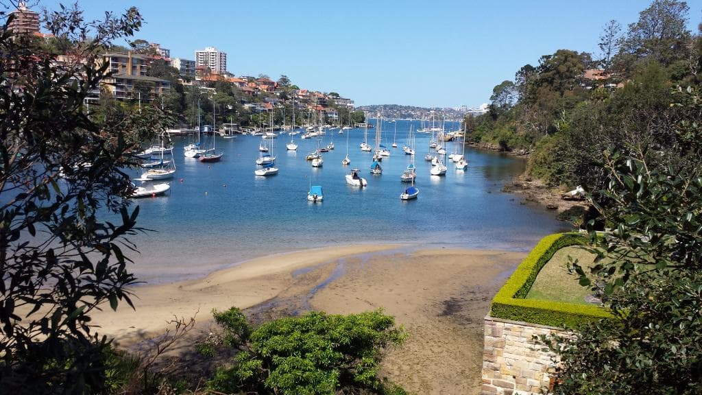 low tide in Moseman Bay