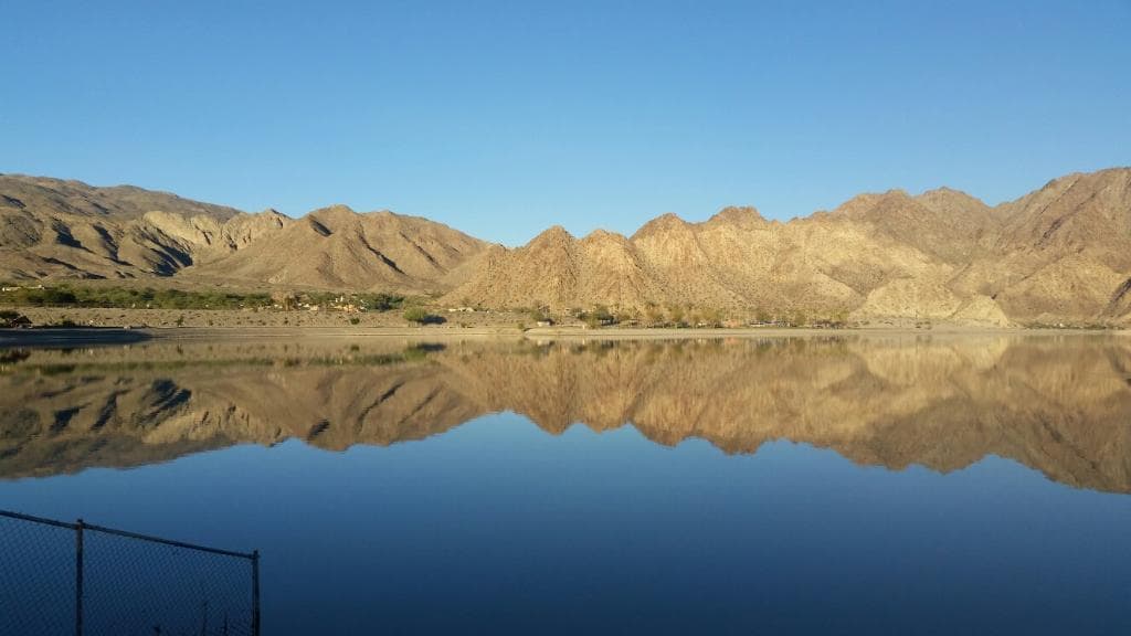Early morning view from the campground.