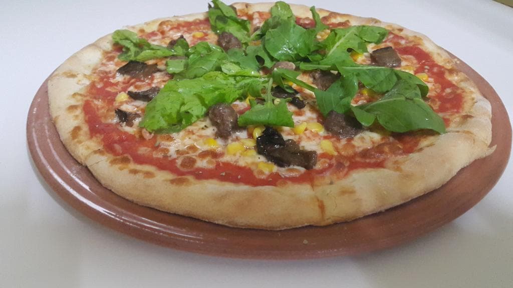 Pizza avec Roquette
