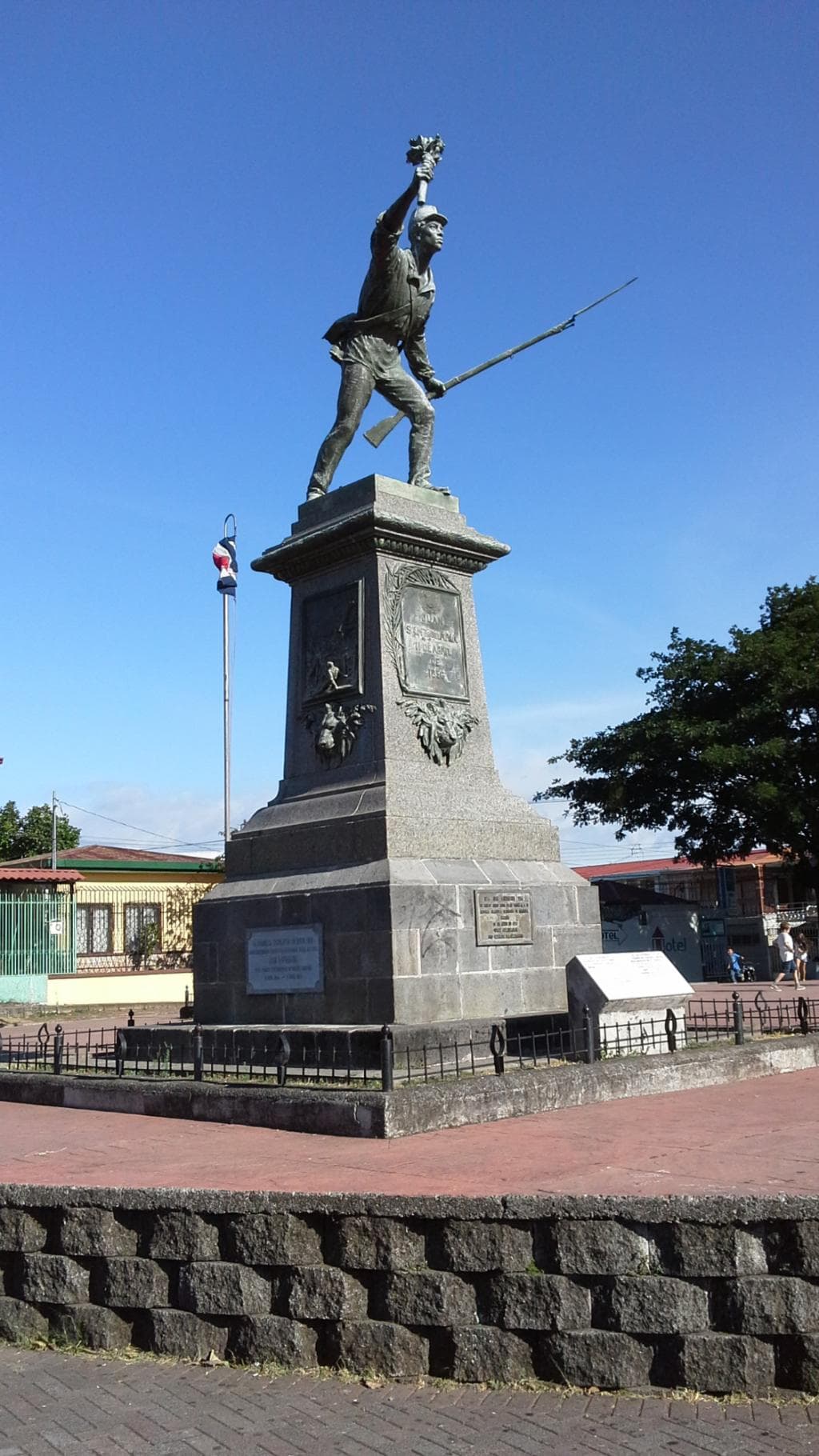 Statue in Paque Juan Santa Maria
