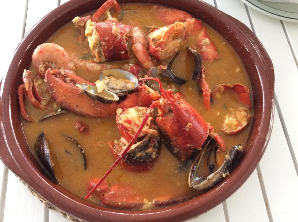 Caldereta/lobster stew