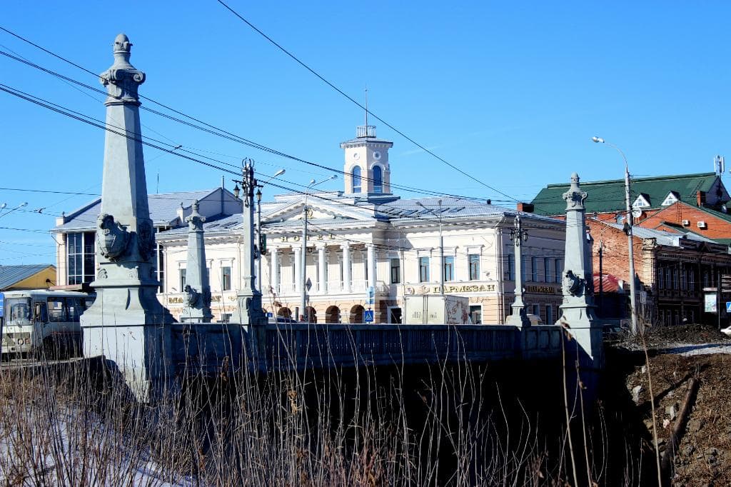 Мост через реку Ушайку