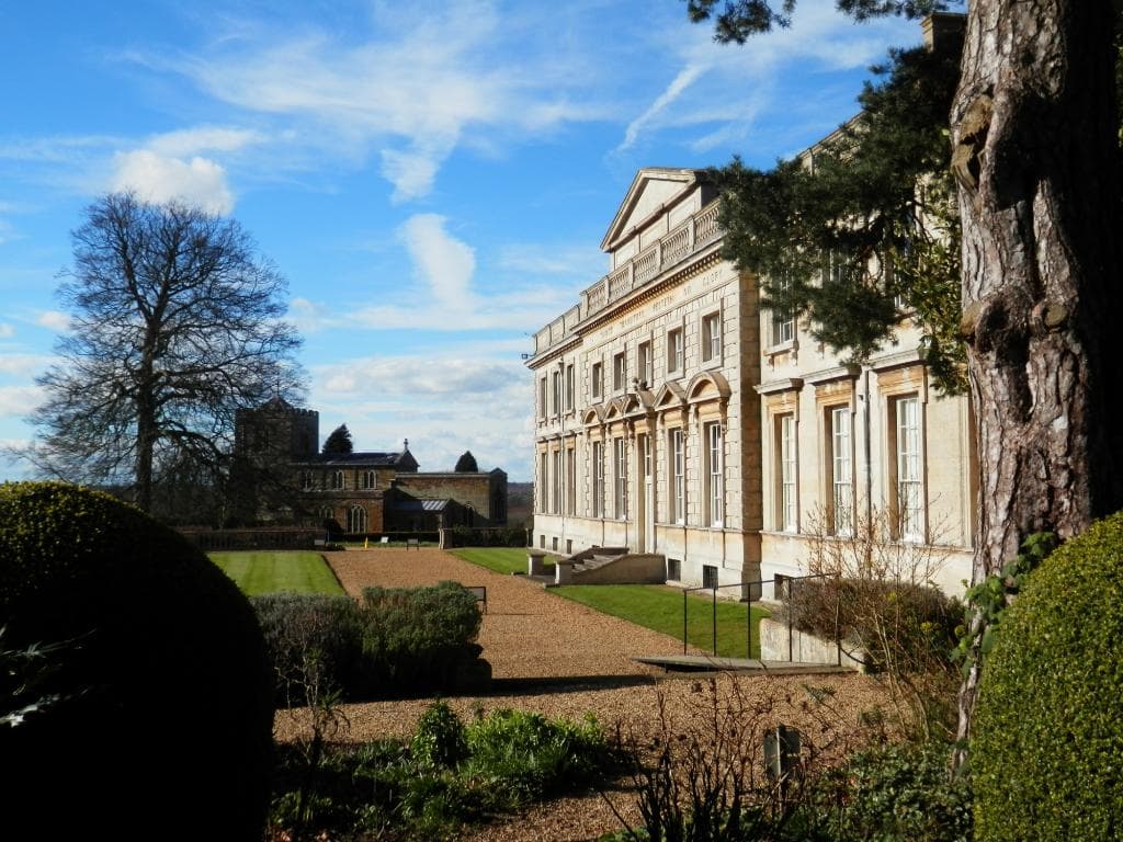 Lamport Hall facade from garden entrance