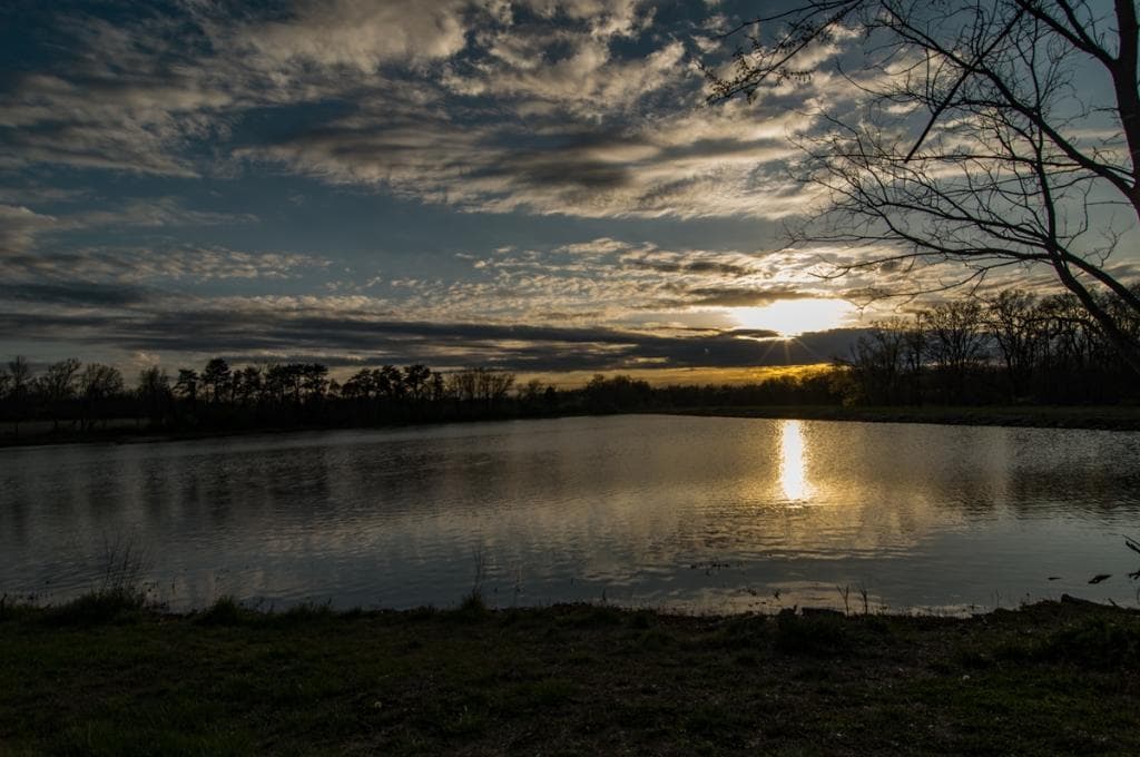 Sunset at lake 21