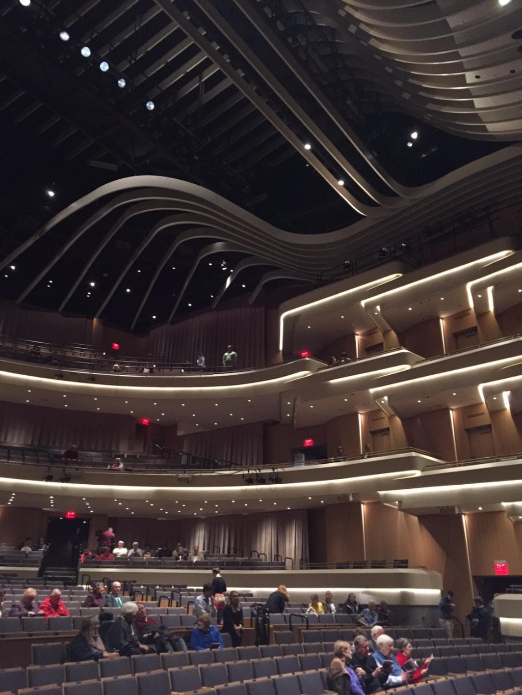 Performance hall in Moss Center, Virginia Tech campus