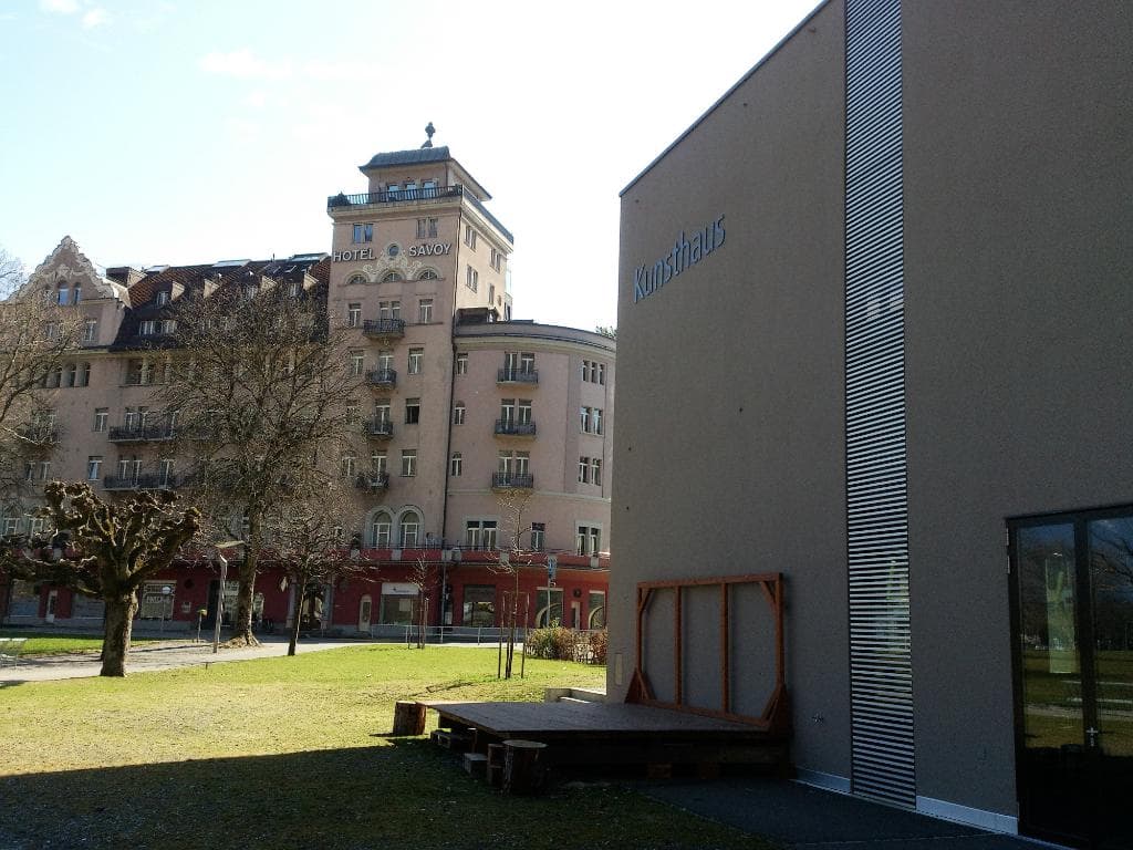 Interlaken - Kunsthaus - on the back side