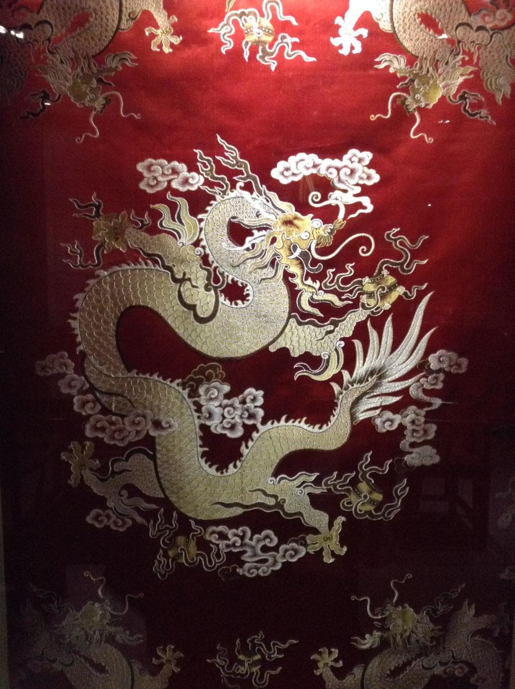 An example of fabric found in the Brocade and Embroidery Museum