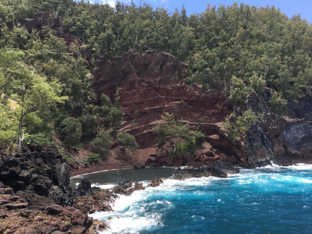 Kaihalulu Beach Hana Maui