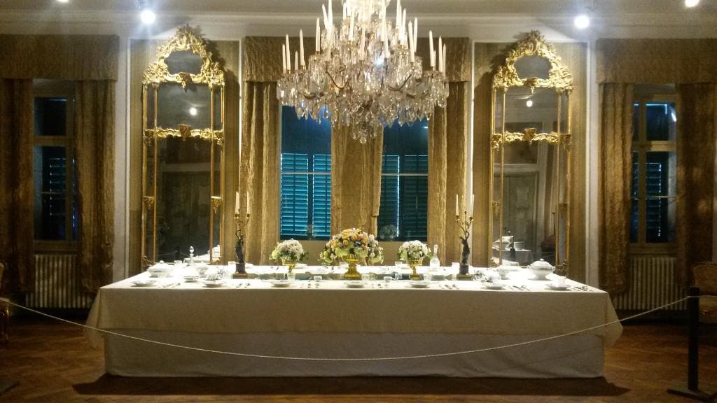 La mostra "A tavola con i conti Coronini" allestita all'interno della Villa