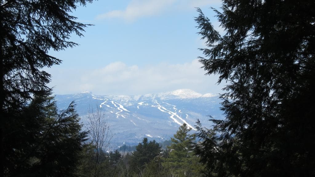 Vista de Mt Mansfield desde la aerosilla