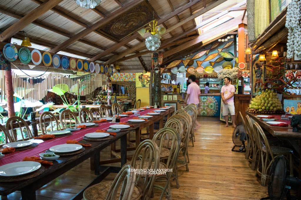 Inside the restaurant